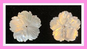 WindyWeights: Kathleen White Mother of Pearl Flower